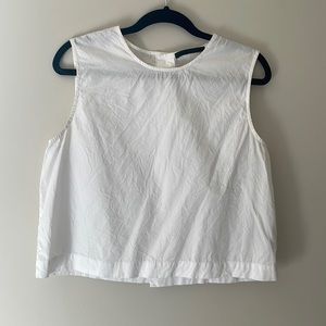 White Jenni Kayne crop top